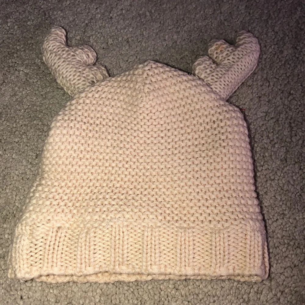 Indigo Baby 0-6 Months‎ Winter Reindeer Antlers Hat Holiday Christmas